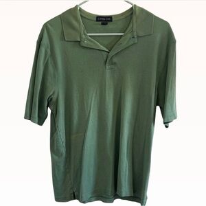 Lands' End Men's Olive Polo Shirt Size M